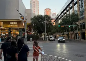 Downtown Austin on the way to North.