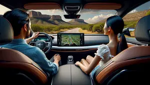 View from the back seat of a well planned trip.