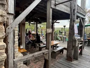 The Gristmill River Restaurant  opened in 1977.  The century-old brick walls and native stone creates an atmosphere that feels both ancient and inviting.