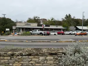 Downtown Wimberley, Texas.