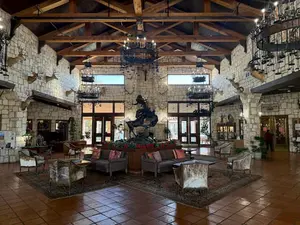 YO Ranch Hotel lobby.