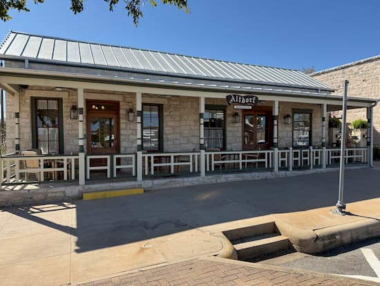 Altdorf Biergarten entrance.