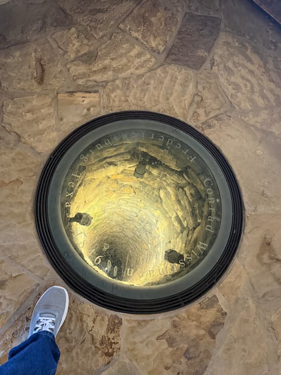 Altdorf Biergarten's well.