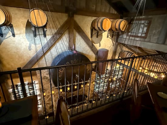 Upper level of the Cabernet Grill