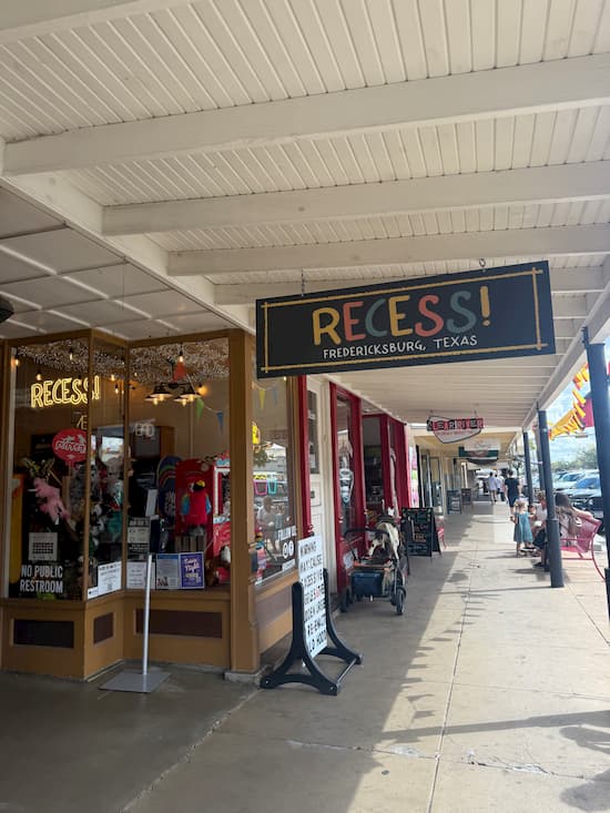 Shopping in downtown Fredericksburg.