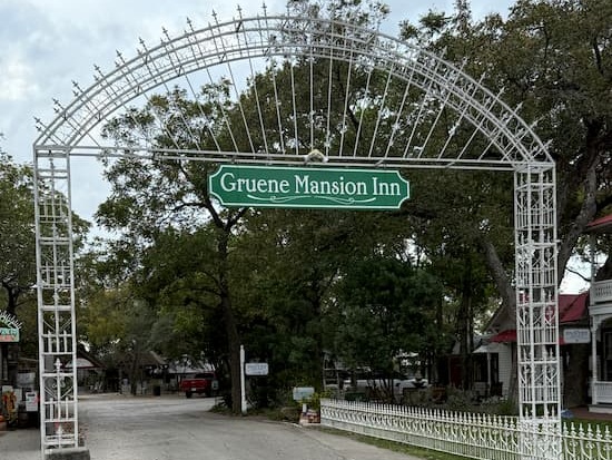 Gruene Mansion Inn Arch in New Braunfels Texas