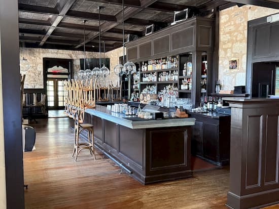 Bar at The Kendall before opening