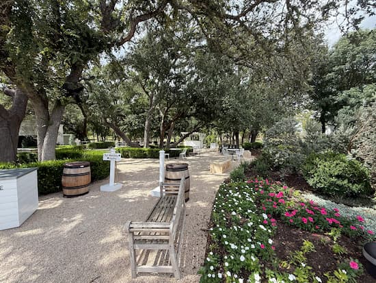 Signor Vineyards walkway