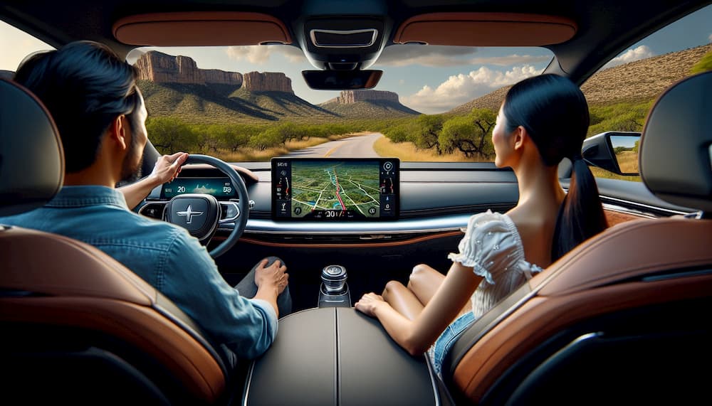 View from the back seat of a well planned trip.