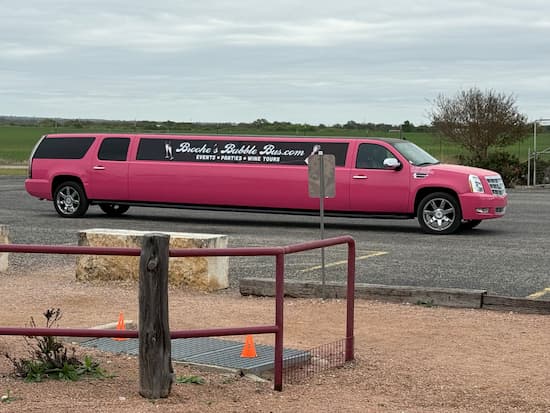 One of Brooke's Bubble Buses at Fat Ass Ranch and Winery