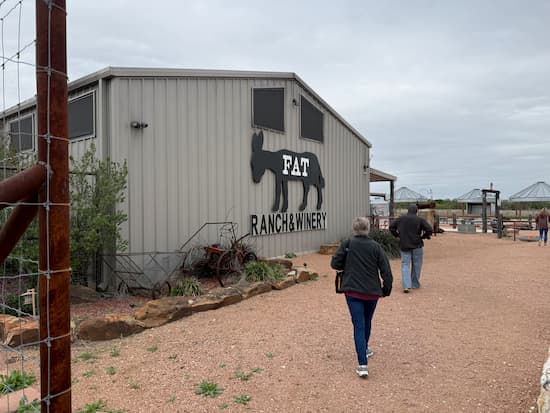 On our way in to the Fat Ass Ranch and Winery