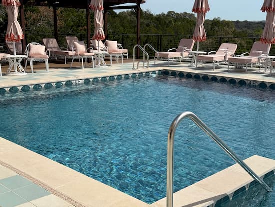 Folklore pool at Camp Lucy