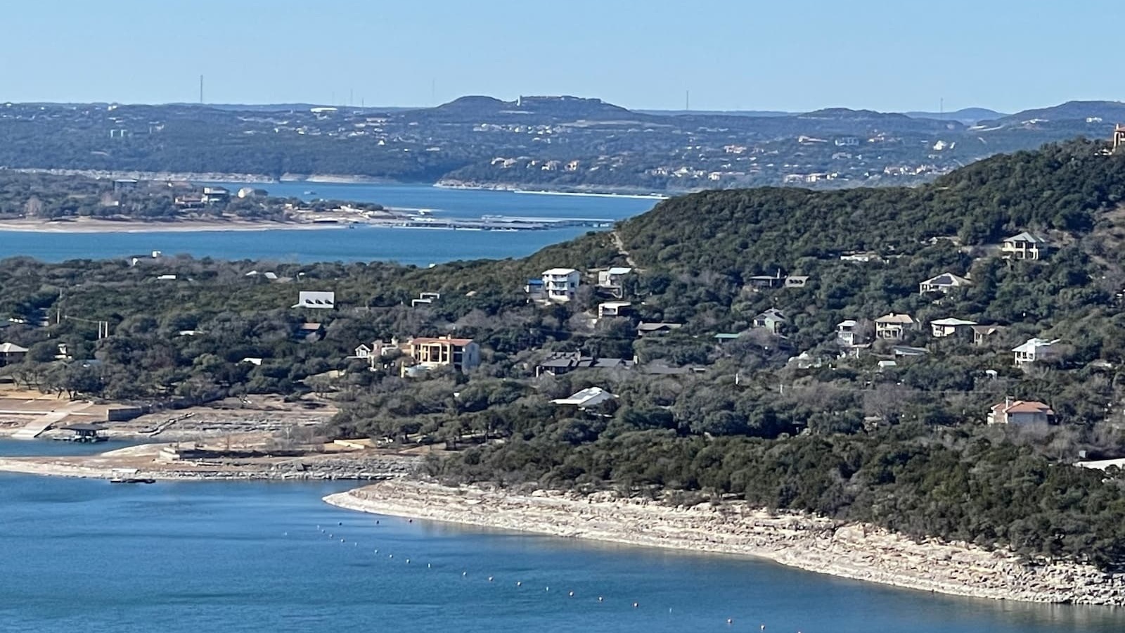 View from The Oasis on Lake Travis
