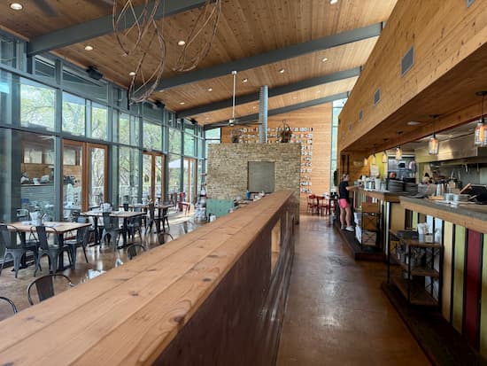 The Leaning Pear restaurant in Wimberley.