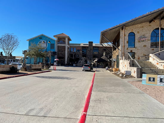 The Oasis Lake Travis entrance.