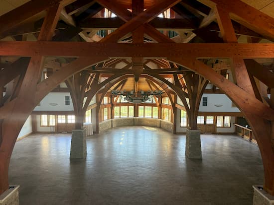 Reception Hall at Camp Lucy