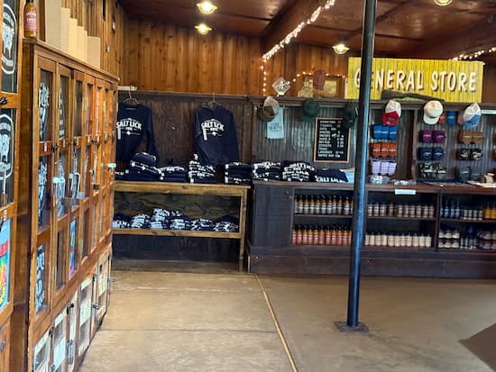 The Salt Lick BBQ's General Store.
