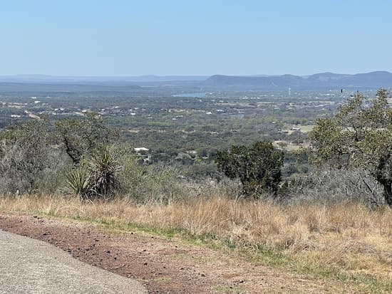 Inks Lake countryside near Kingsland
