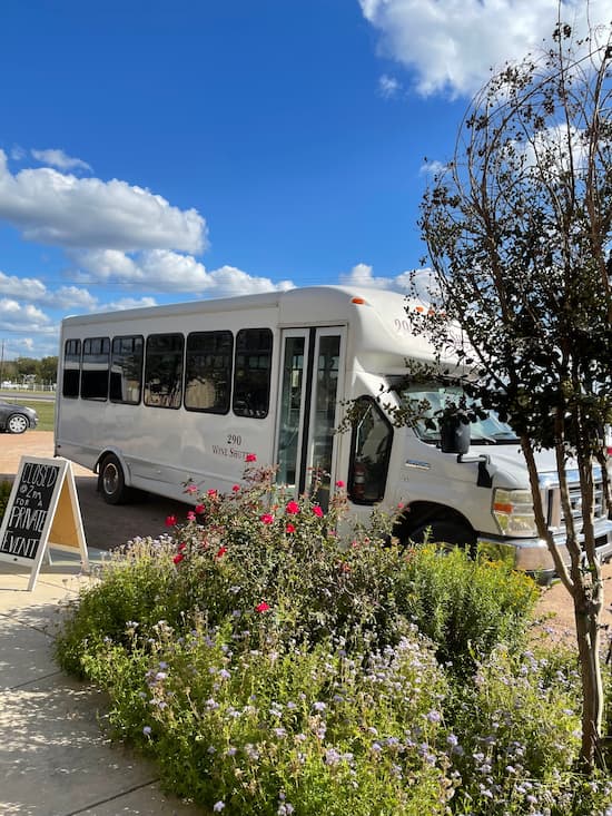 One of many Wine Tour vans. Wine Tour Van