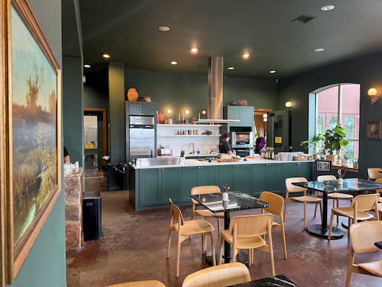 The onsite Bistro of the Olive Company.