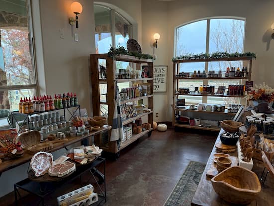 The Olive Company's retail store.
