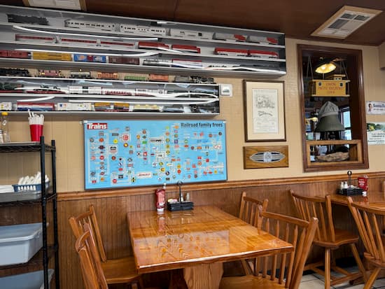 Union Station Diner's model trains